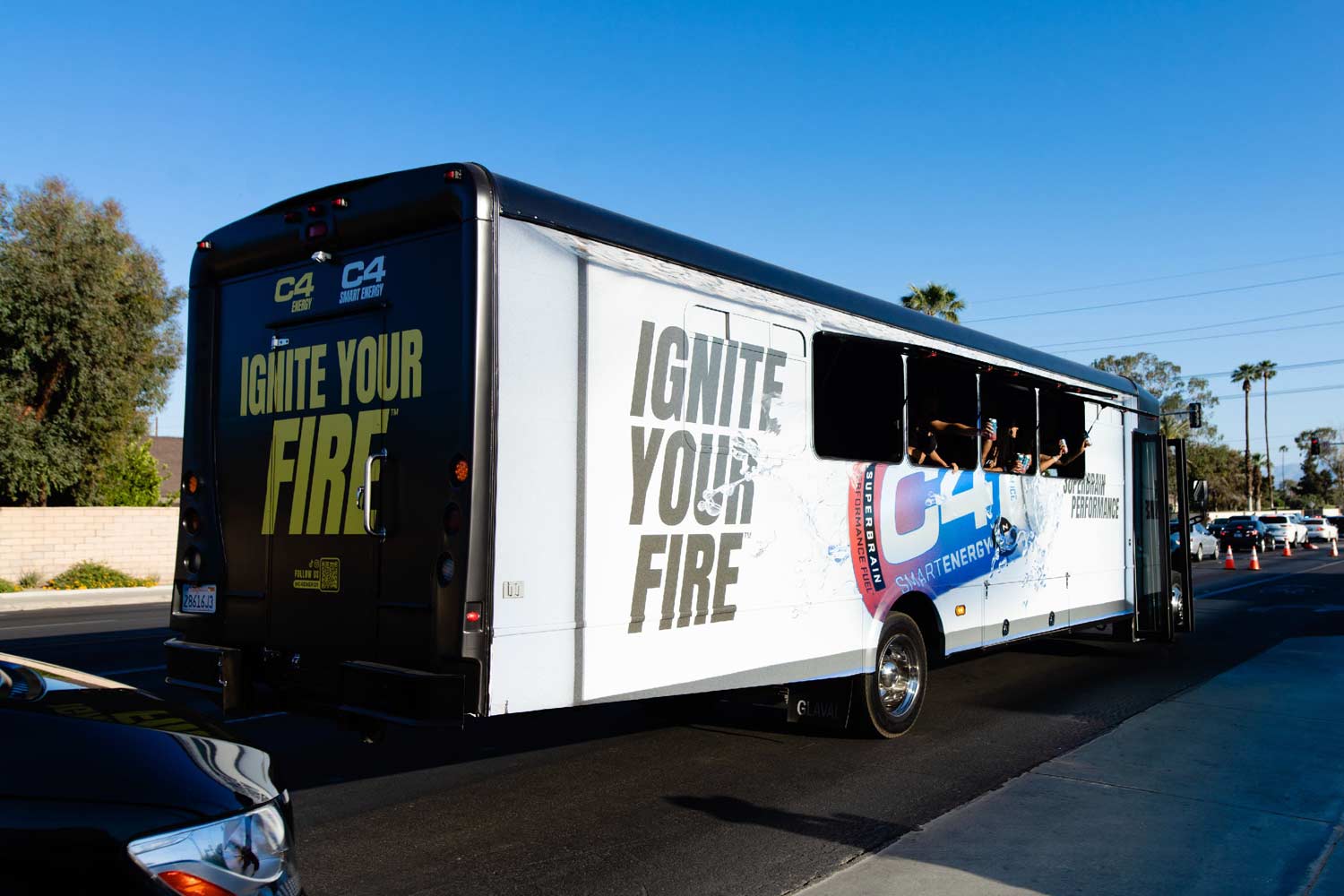 C4 Energy OOH activation - Coachella