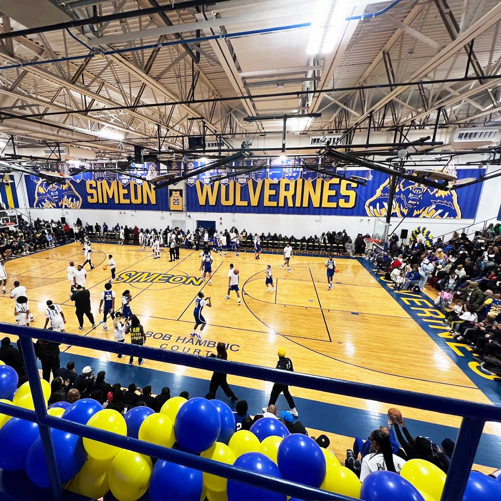 Simeon High School gym